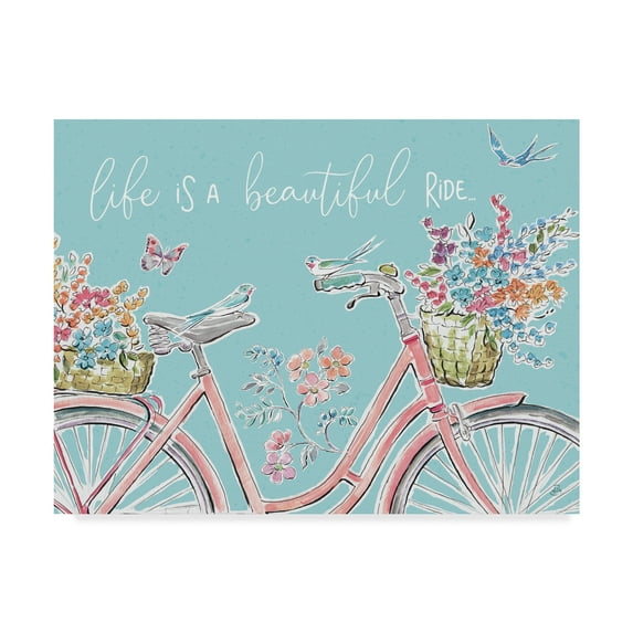 Trademark Fine Art 'Sparrow Spring III Crop' Canvas Art by Daphne Brissonnet