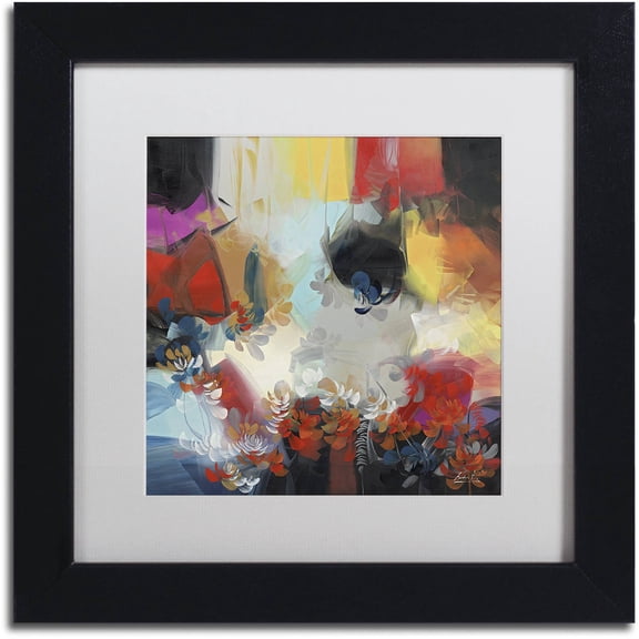 Trademark Fine Art "Spectrum" Canvas Art by Masters Fine Art, White Matte, Black Frame