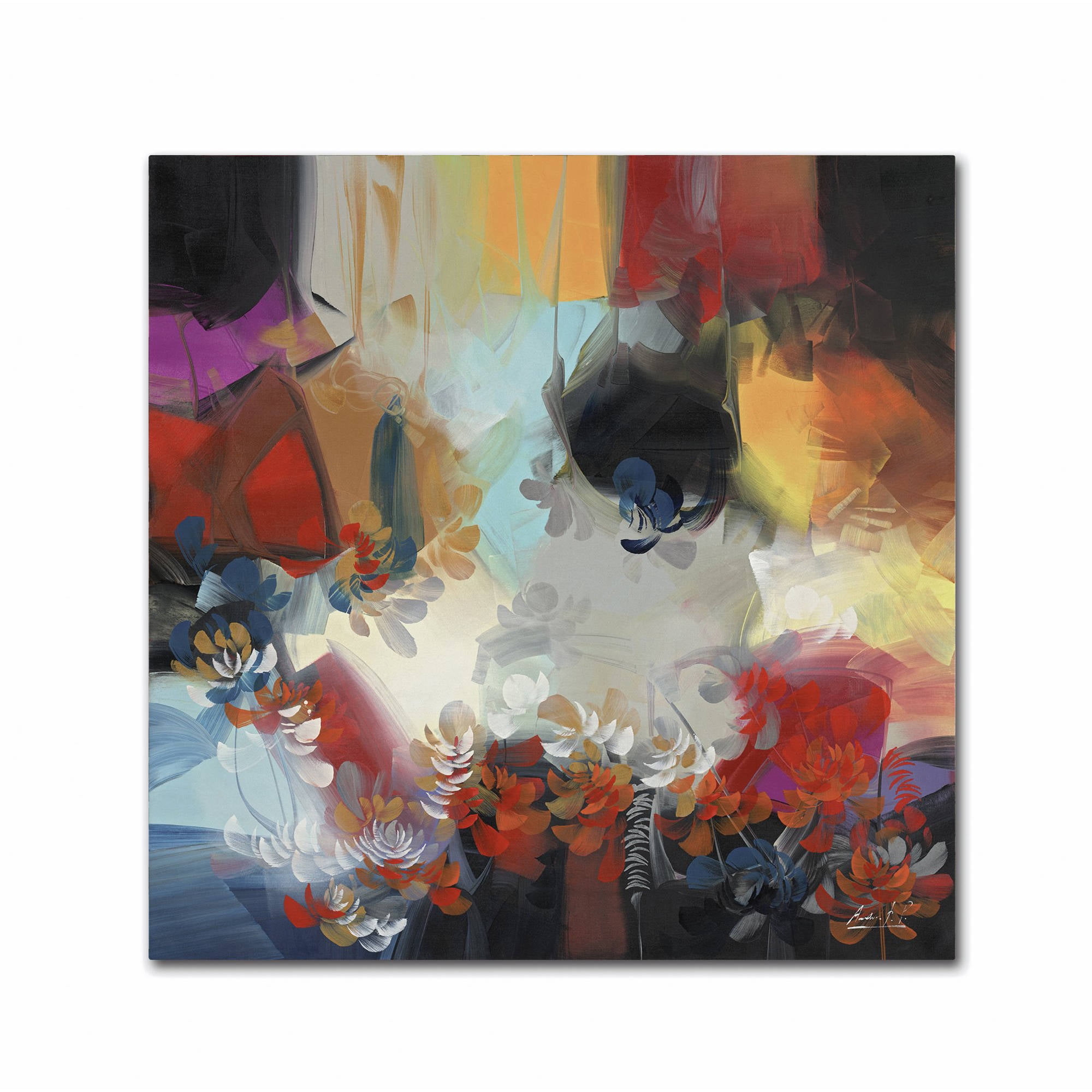 Spectrum Abstract Multicolor Canvas Art by Masters Fine Art