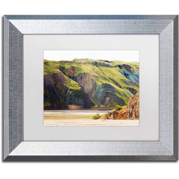 Trademark Fine Art 'Spectrum of Eternity' Canvas Art by Philippe Sainte-Laudy, White Matte, Silver Frame