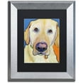 thumbnail image 1 of Trademark Fine Art "Spenser" Canvas Art by Pat Saunders-White, Black Matte, Silver Frame, 1 of 1