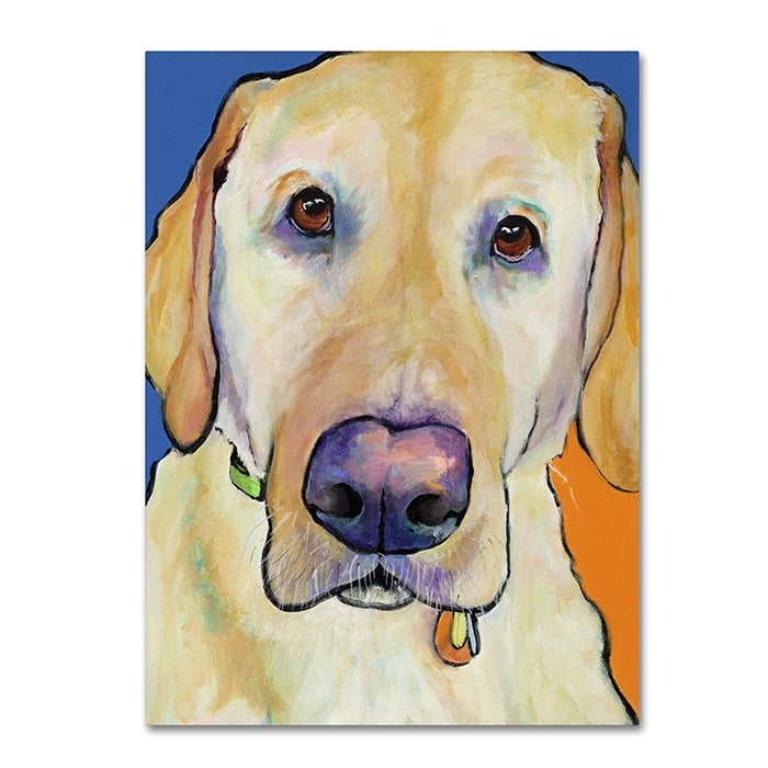 Trademark Fine Art "Spenser" Canvas Art by Pat Saunders-White