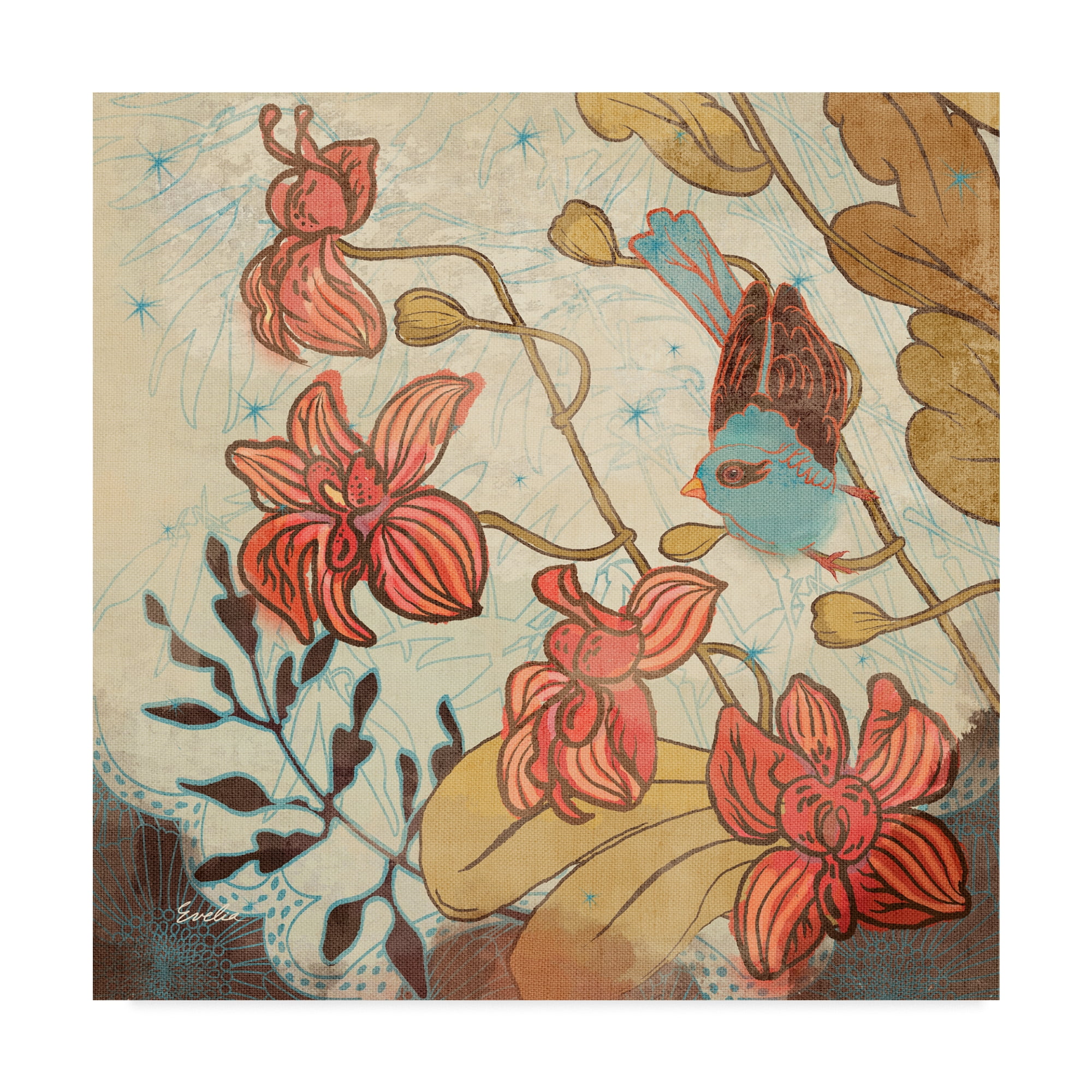 Trademark Fine Art 'Spice And Whimsy II' Canvas Art by Evelia Designs