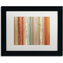 Trademark Fine Art "Spiced II" Canvas Art by Lisa Audit, White Matte, Black Frame