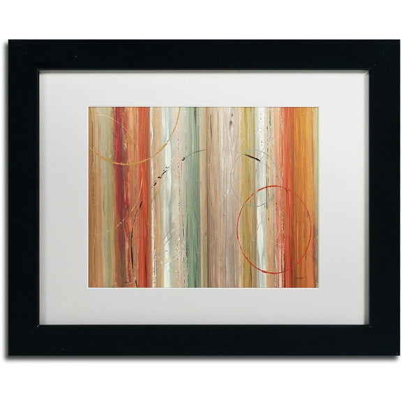 Trademark Fine Art "Spiced II" Canvas Art by Lisa Audit, White Matte, Black Frame