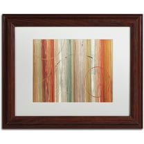 Trademark Fine Art "Spiced II" Canvas Art by Lisa Audit, White Matte, Wood Frame