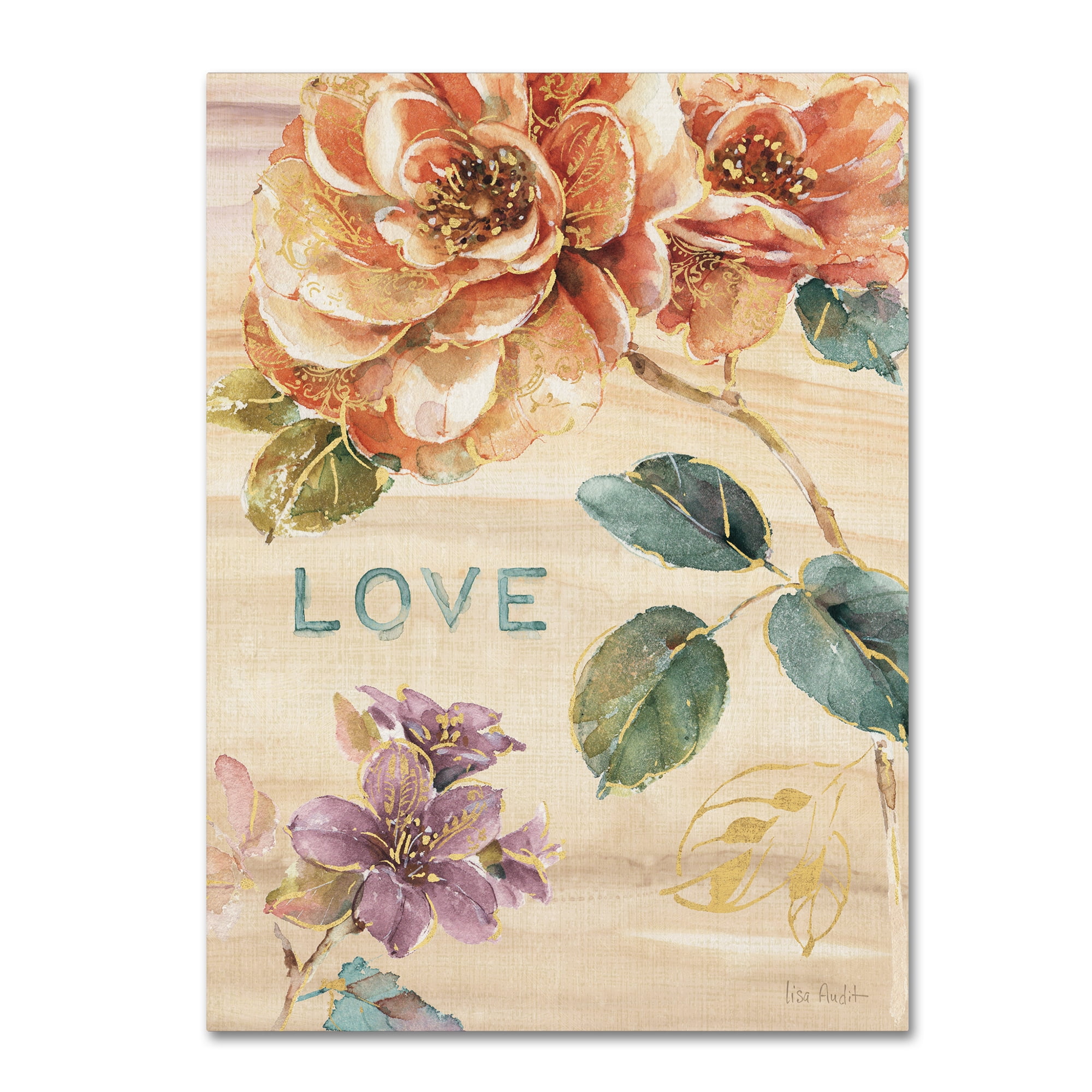 Trademark Fine Art "Spiced Nature VII Marble" Canvas Art by Lisa Audit