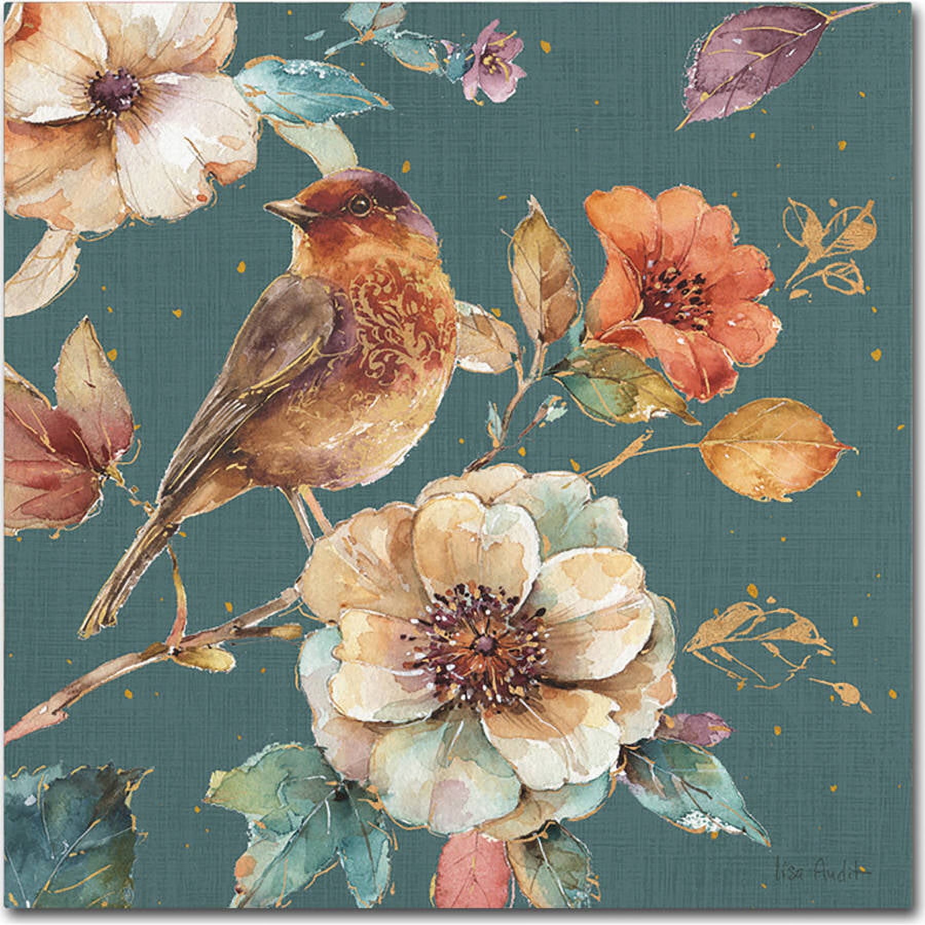 Trademark Fine Art "Spiced Nature XVI Teal WAL" Canvas Art by Lisa Audit
