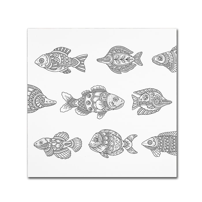 Trademark Fine Art "Spirit Animals 1" Canvas Art by Filippo Cardu