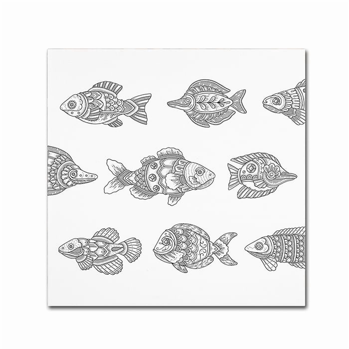 Trademark Fine Art "Spirit Animals 1" Canvas Art by Filippo Cardu