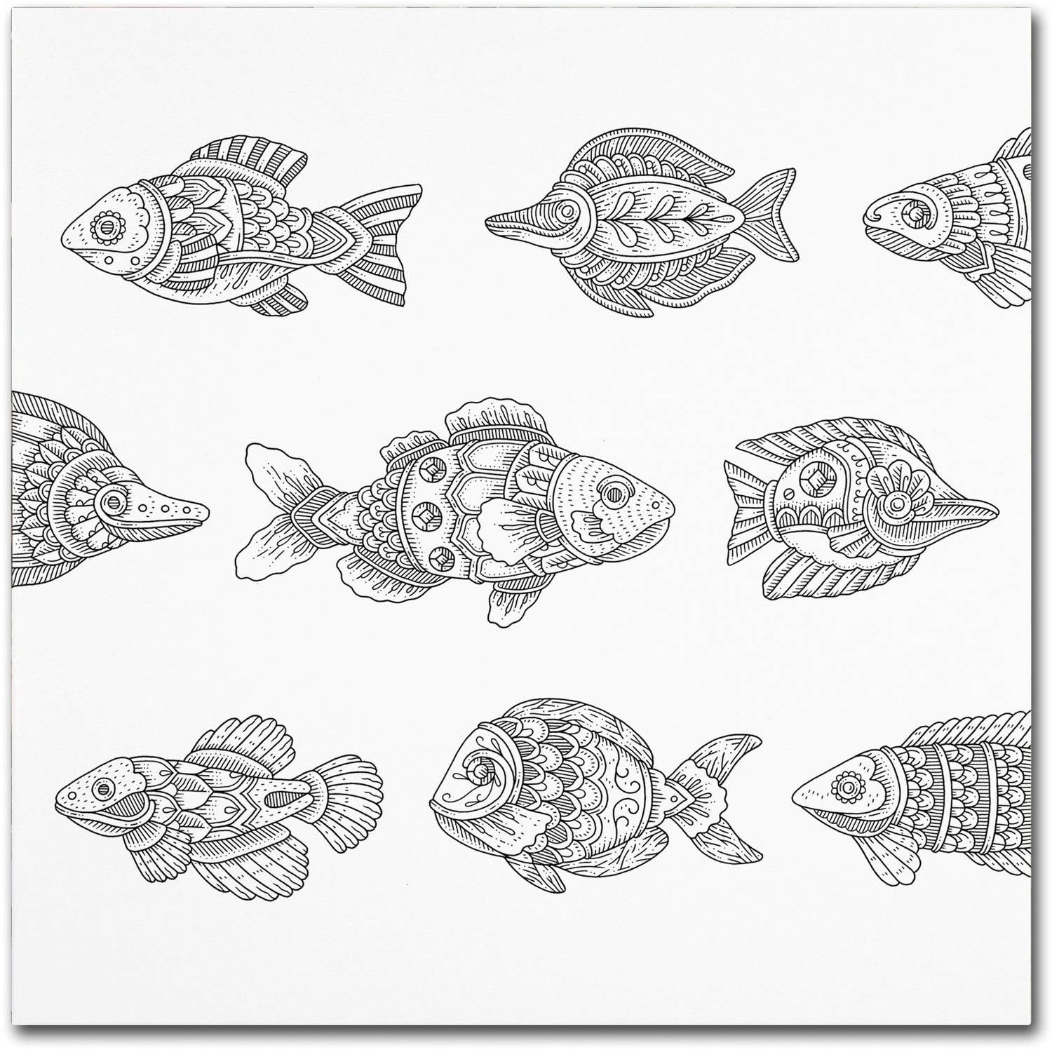 Trademark Fine Art "Spirit Animals 1" Canvas Art by Filippo Cardu