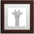 thumbnail image 1 of Trademark Fine Art 'Spirit Animals 9' Canvas Art by Filippo Cardu White Matte, Wood Frame, 1 of 4