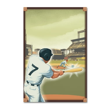 Trademark Fine Art 'Sports 10' Canvas Art by Lantern Press