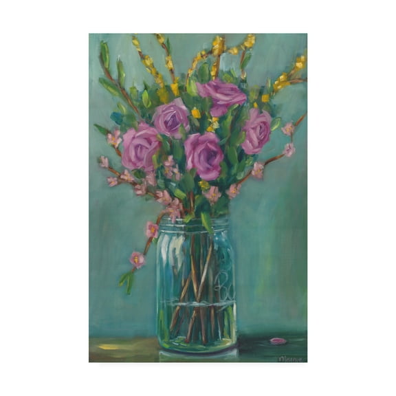 Trademark Fine Art 'Spring Blossoms Ii' Canvas Art by Marnie Bourque