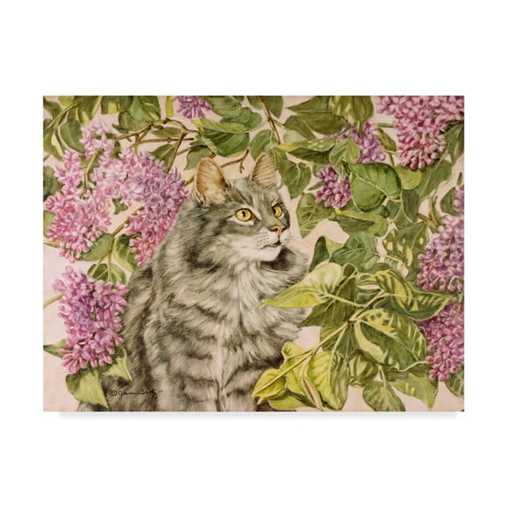 Trademark Fine Art 'Spring Fever Tiger' Canvas Art by Jan Benz