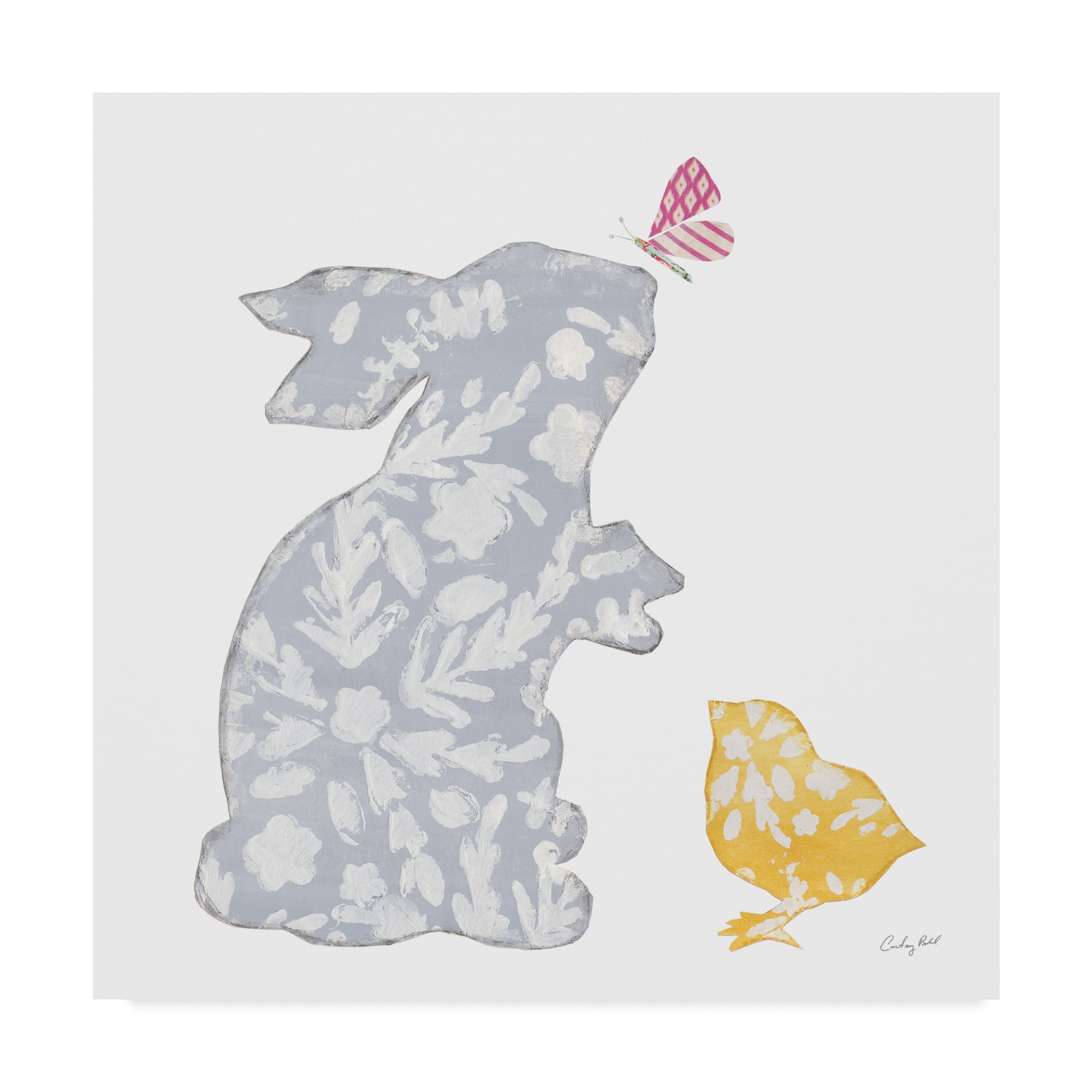 Trademark Fine Art 'Spring Has Sprung I' Canvas Art by Courtney Prahl