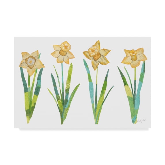 Trademark Fine Art 'Spring Has Sprung VII' Canvas Art by Courtney Prahl