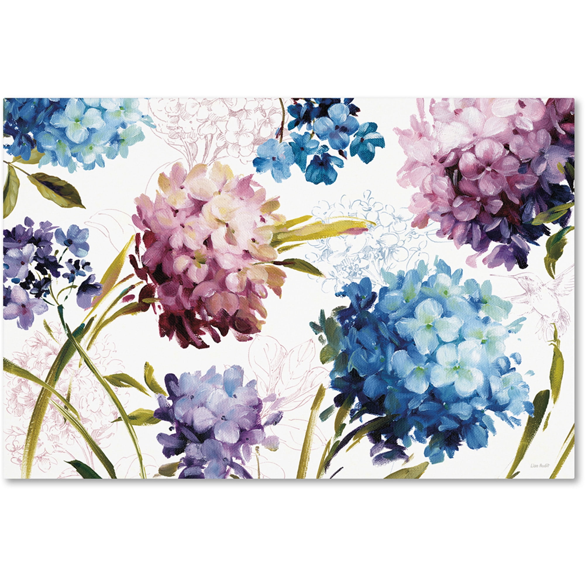 Trademark Fine Art "Spring Nectar I Laurie" Canvas Art by Lisa Audit