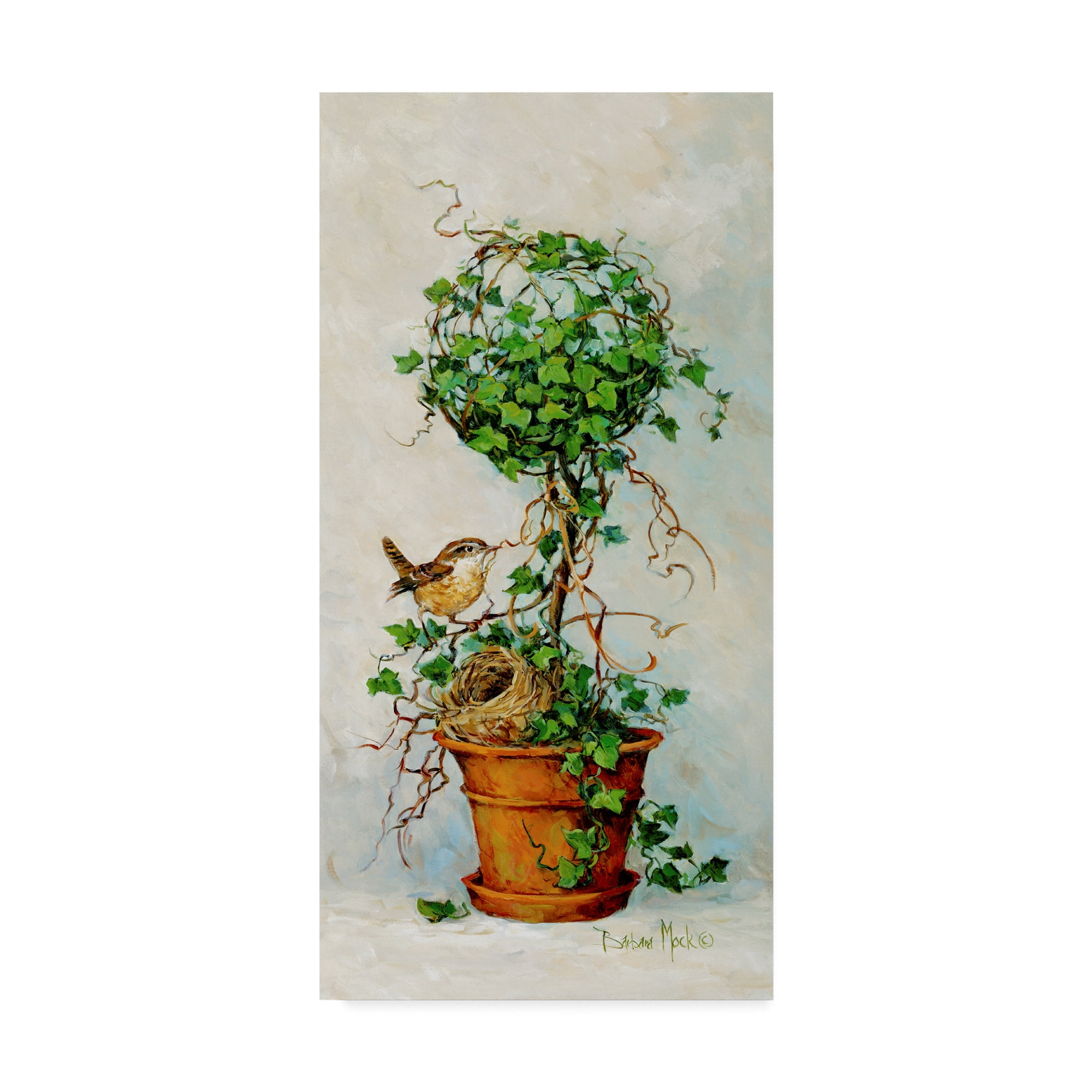 Trademark Fine Art ' Spring Nesting 2' Canvas Art by Barbara Mock