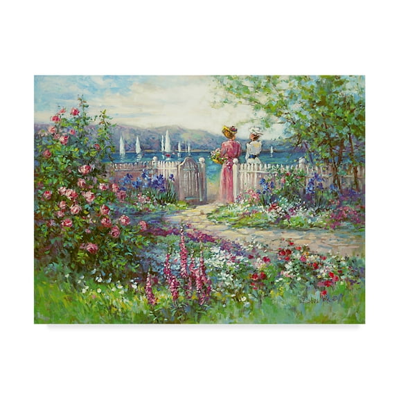 Trademark Fine Art 'Spring Reflection' Canvas Art by Barbara Mock