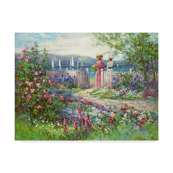 Trademark Fine Art 'Spring Reflection' Canvas Art by Barbara Mock