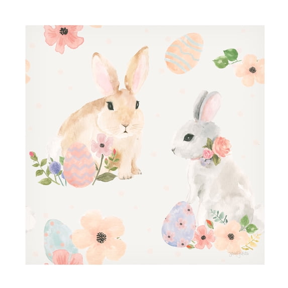 Trademark Fine Art 'Spring Sentiments Pattern IIIB Eggs' Canvas Art by Jenaya Jackson