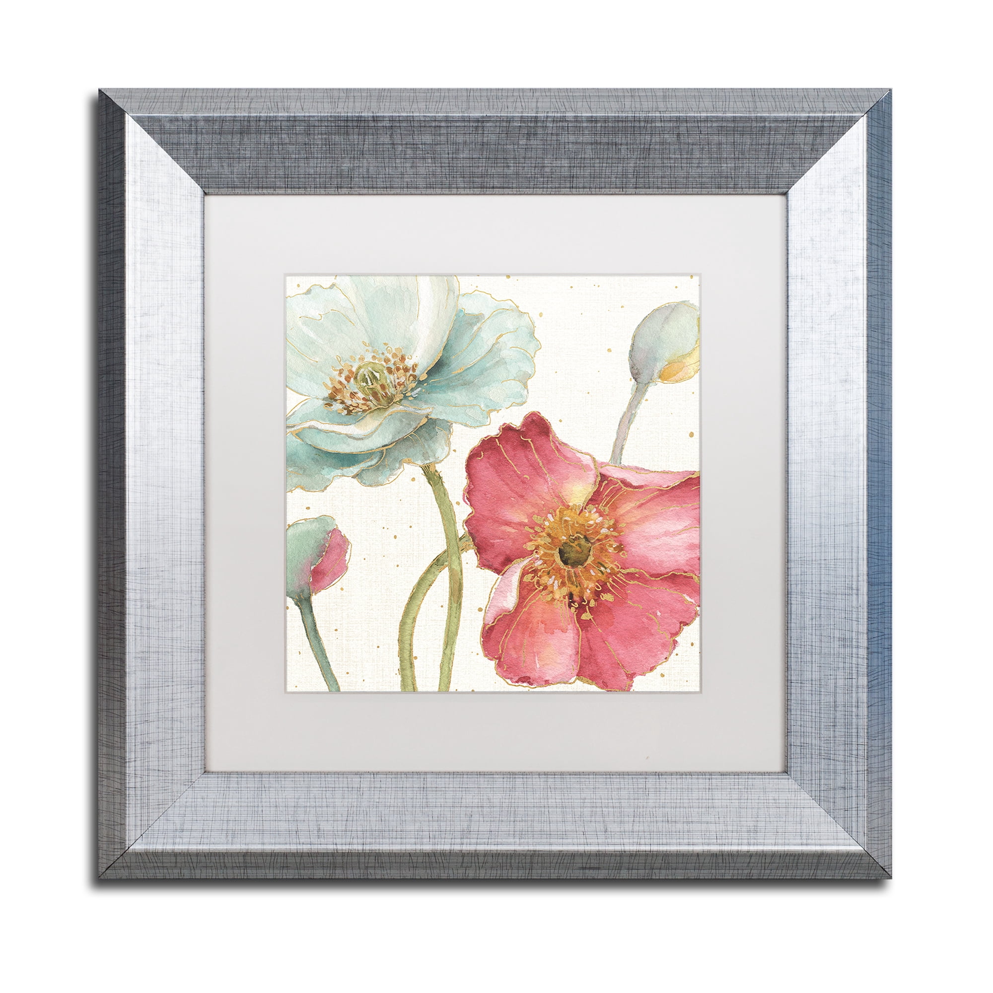 Trademark Fine Art 'Spring Softies II' Matted Framed Art by Lisa Audit