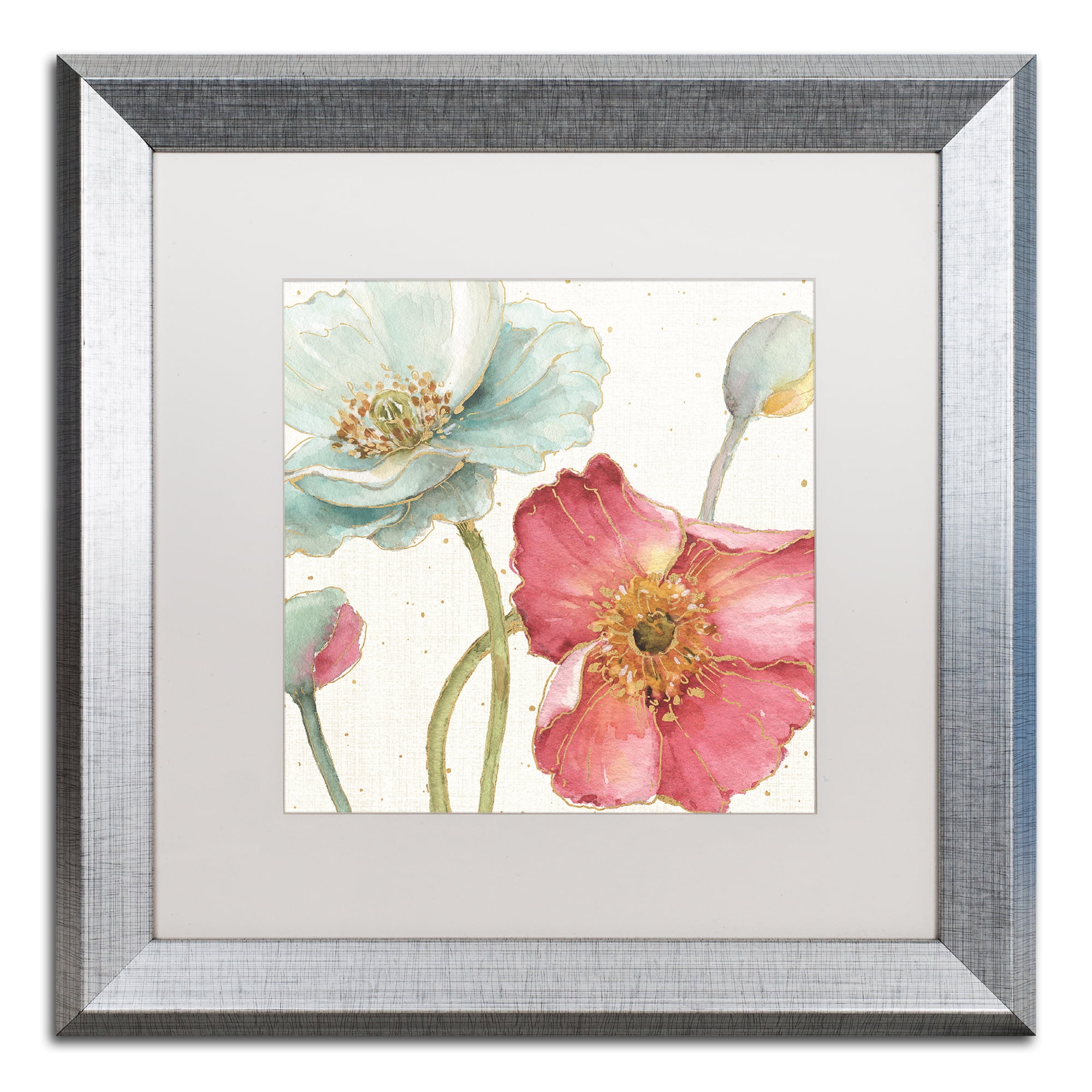 Trademark Fine Art 'Spring Softies II' Matted Framed Art by Lisa Audit