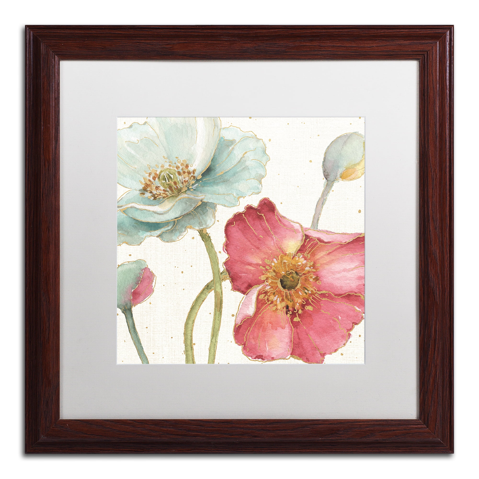 Trademark Fine Art 'Spring Softies II' Matted Framed Art by Lisa Audit