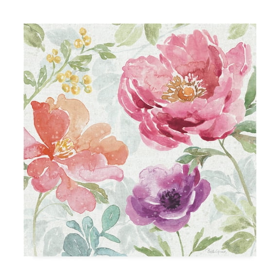 Trademark Fine Art 'Springtime Bloom III' Canvas Art by Beth Grove