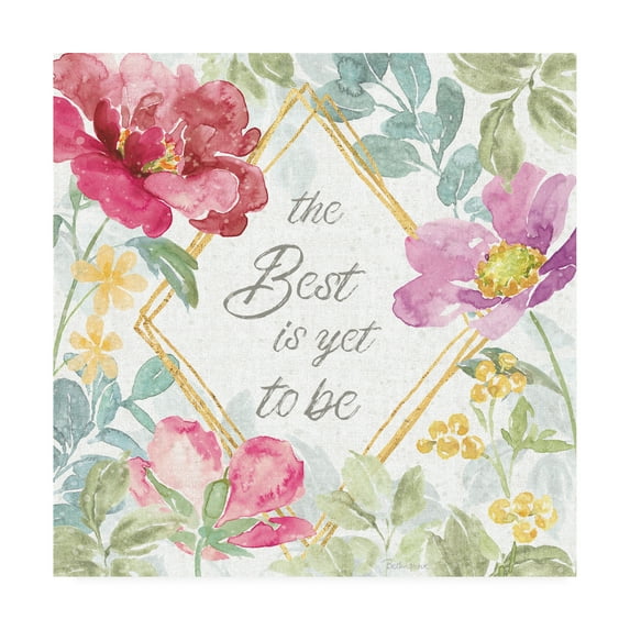 Trademark Fine Art 'Springtime Bloom IV' Canvas Art by Beth Grove