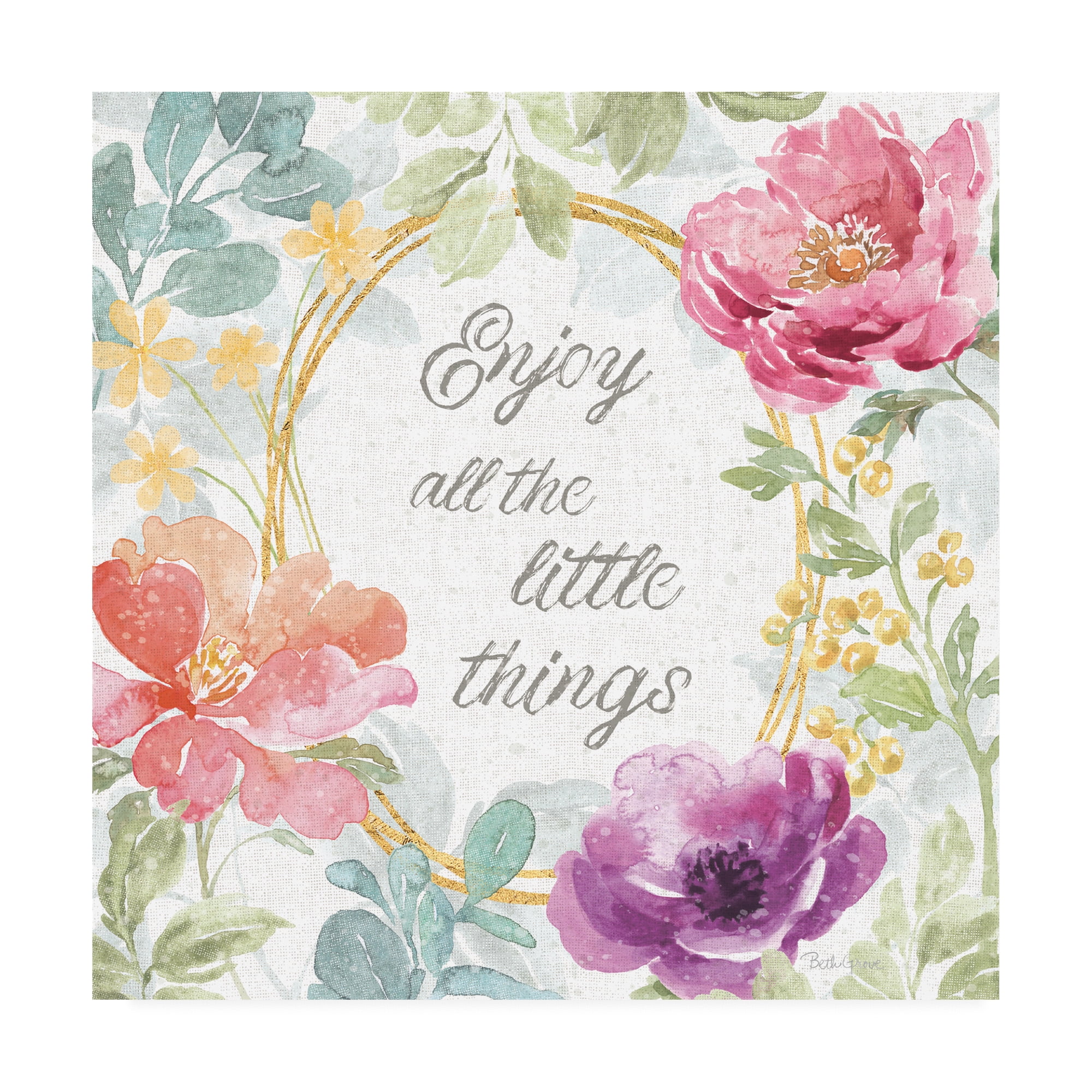 Trademark Fine Art 'Springtime Bloom VI' Canvas Art by Beth Grove