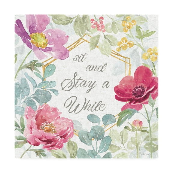 Trademark Fine Art 'Springtime Bloom VII' Canvas Art by Beth Grove