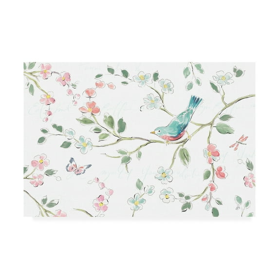 Trademark Fine Art 'Springtime I' Canvas Art by Daphne Brissonnet