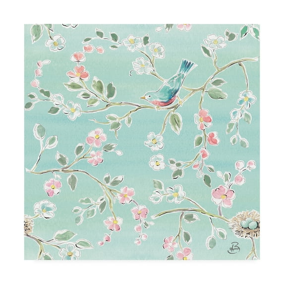 Trademark Fine Art 'Springtime Pattern IB' Canvas Art by Daphne Brissonnet