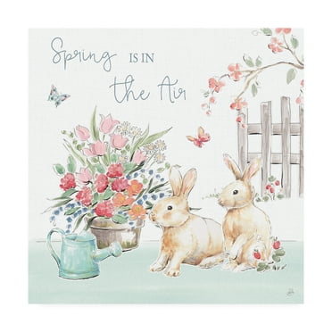 Trademark Fine Art 'Springtime VI' Canvas Art by Daphne Brissonnet
