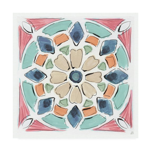 Trademark Fine Art 'Springtime X' Canvas Art by Daphne Brissonnet