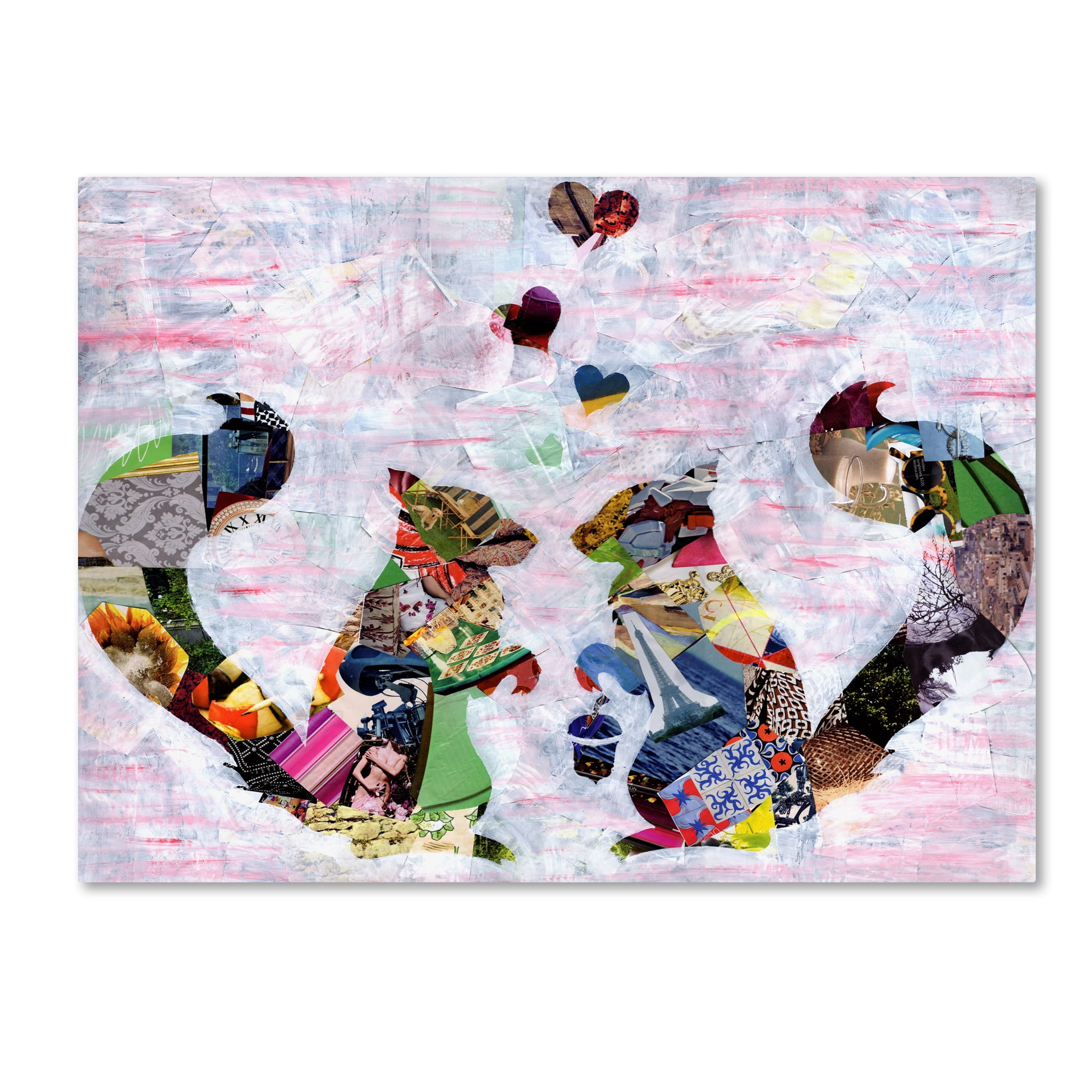 Trademark Fine Art 'Squirrels' Canvas Art by Artpoptart