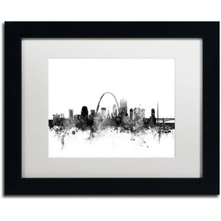 St Louis Skyline Wall Clock Home Decor Missouri USA Saint Louis