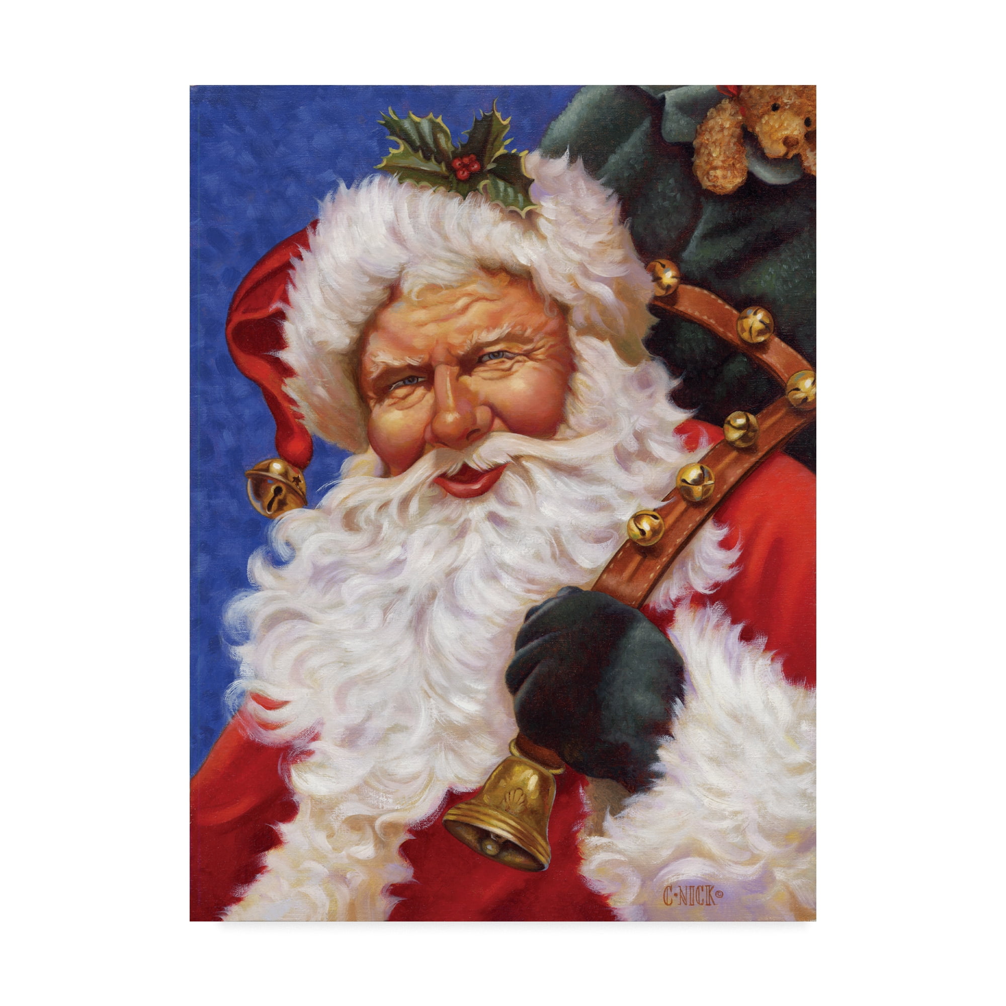Trademark Fine Art 'St. Nick' Canvas Art by Christopher Nick
