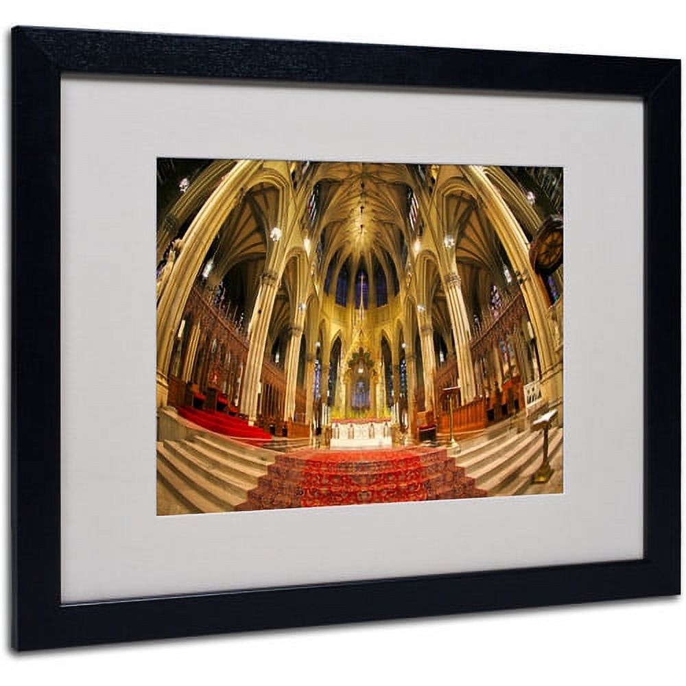 Trademark Fine Art "St. Patrick's" Matted Framed Art by CATeyes