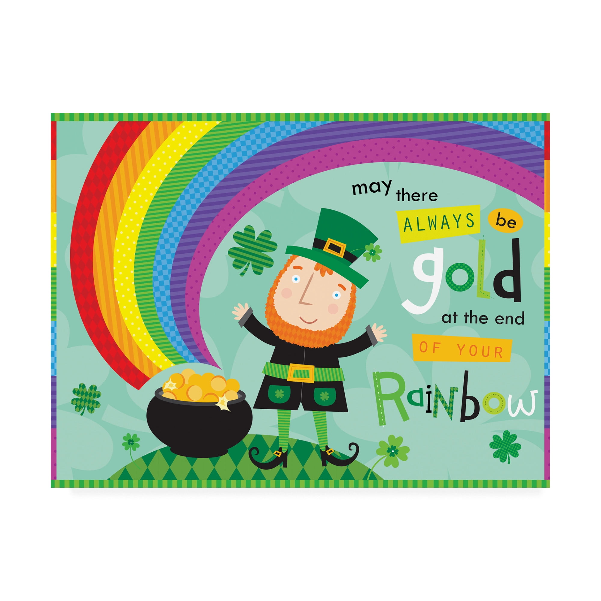 Trademark Fine Art 'St Patty's 2' Canvas Art by Holli Conger