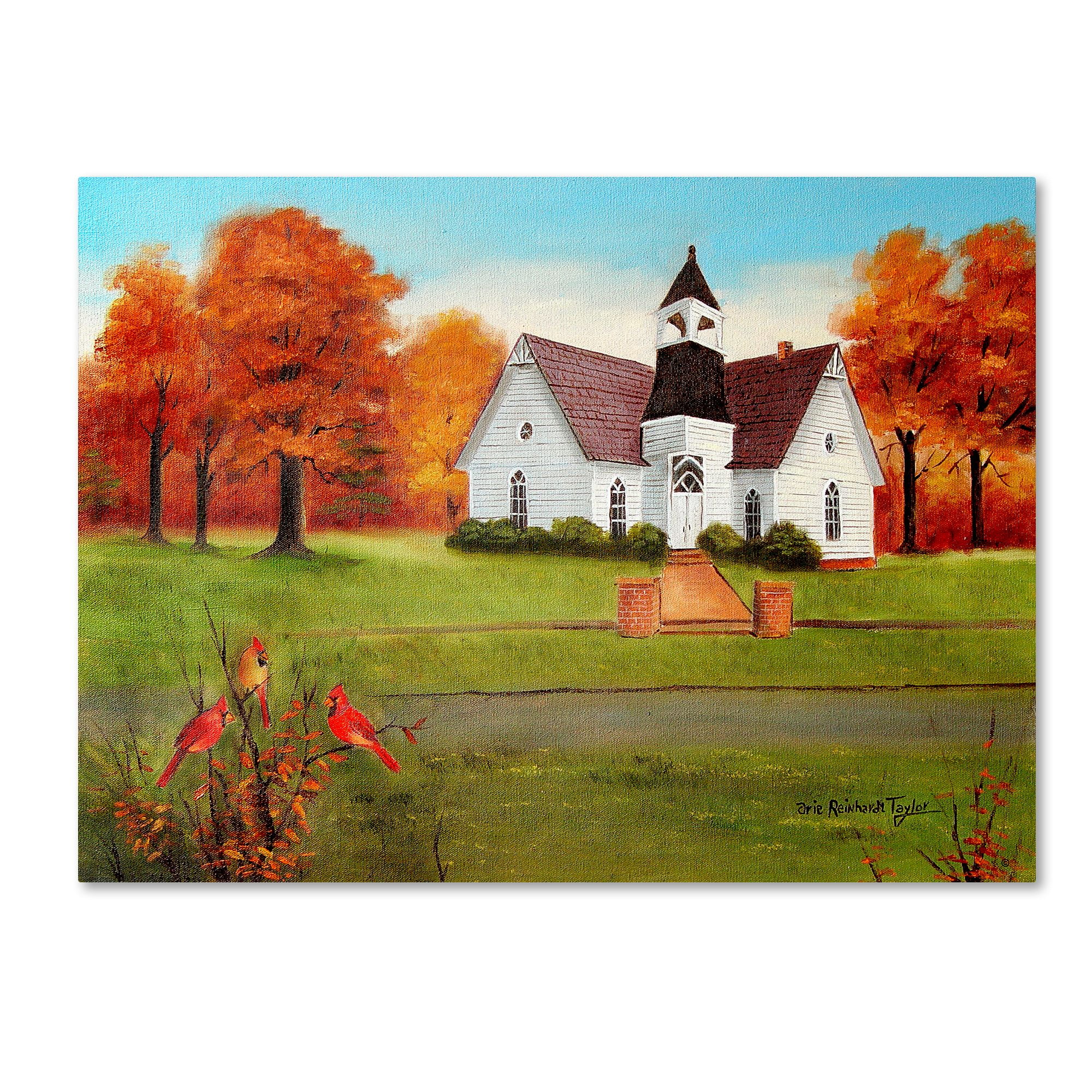 Trademark Fine Art 'St Pauls In Autumn' Canvas Art by Arie Reinhardt Taylor