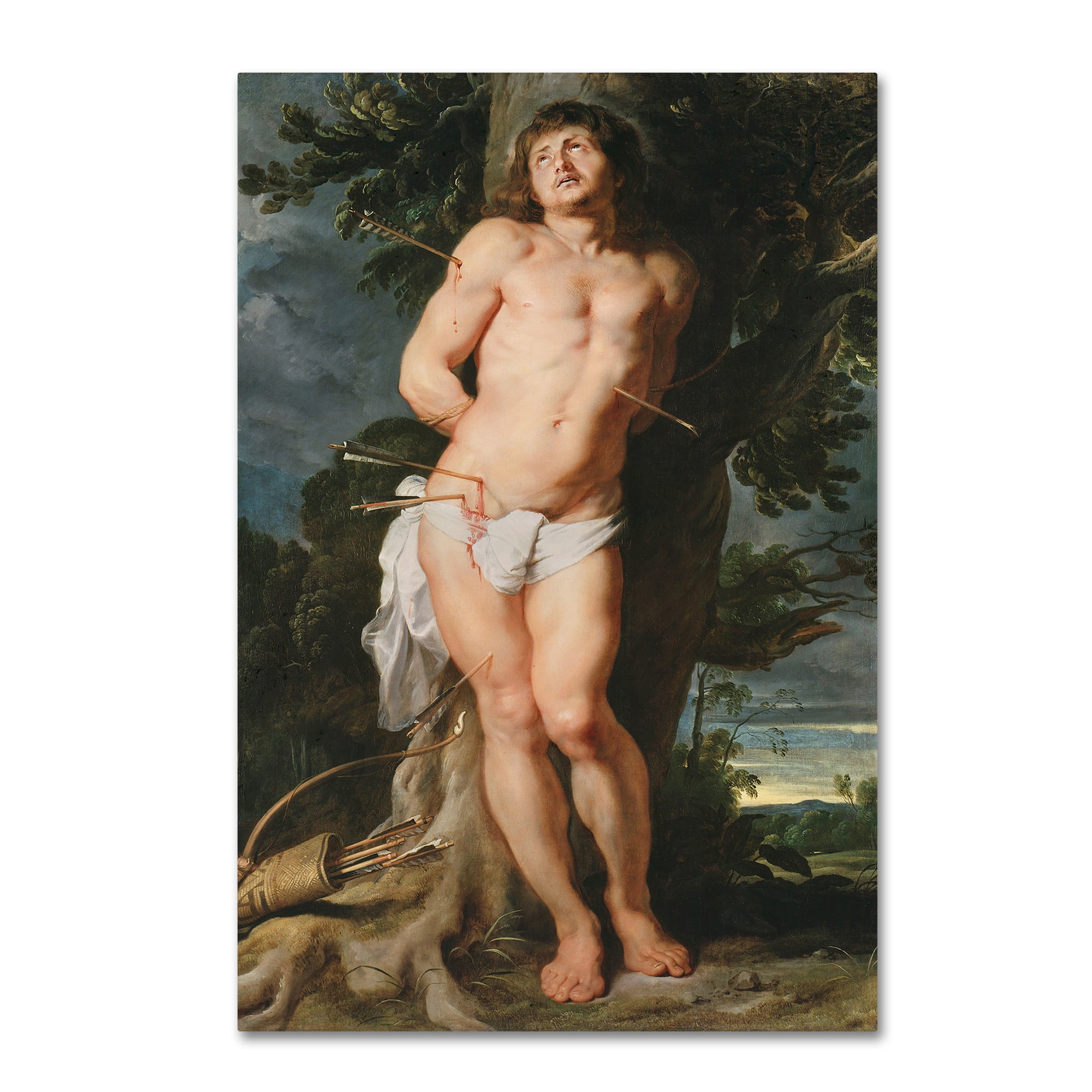 Trademark Fine Art 'St Sebastian' Canvas Art by Peter Paul Rubens