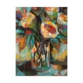 thumbnail image 1 of Trademark Fine Art 'Stained Glass Floral' Canvas Art by Jeanette Vertentes, 1 of 3