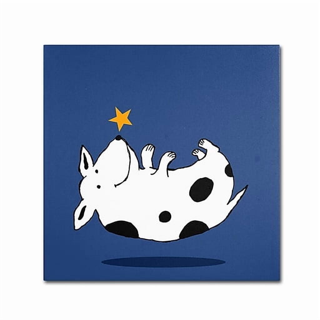 Trademark Fine Art "Star Dog" Canvas Art by Carla Martell