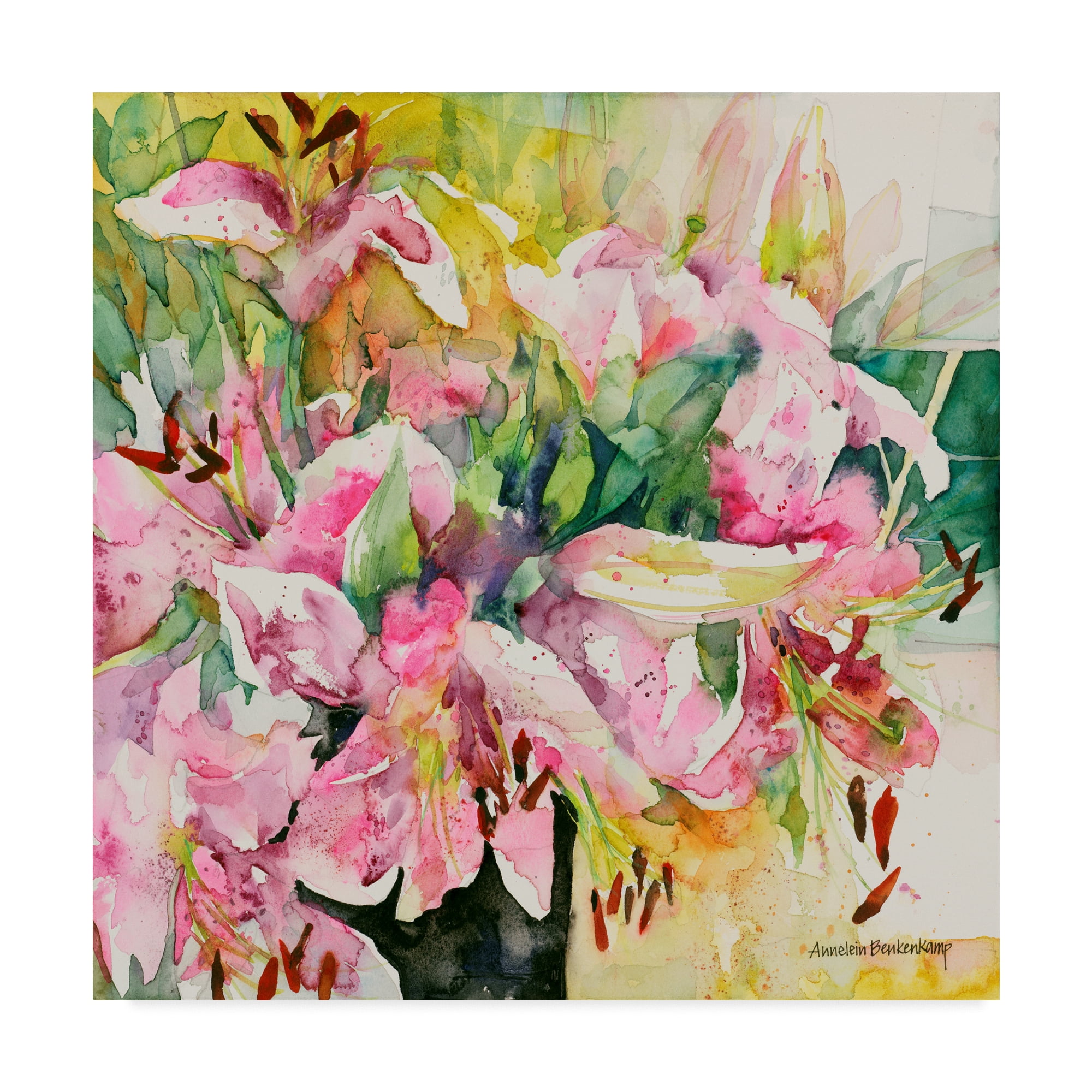 Trademark Fine Art 'Star Studded' Canvas Art by Annelein Beukenkamp