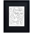 thumbnail image 1 of Trademark Fine Art "Star Stuff" Canvas Art by Elizabeth Caldwell, Black Matte, Black Frame, 1 of 4