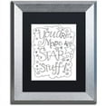 thumbnail image 1 of Trademark Fine Art "Star Stuff" Canvas Art by Elizabeth Caldwell, Black Matte, Silver Frame, 1 of 4