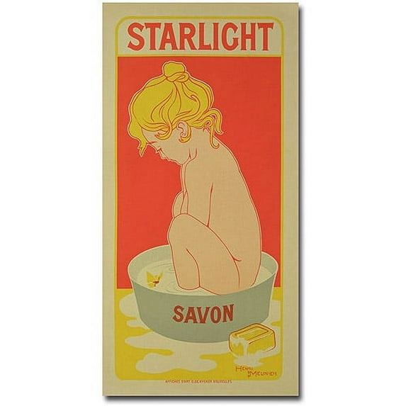 Trademark Fine Art "Starlight Soap, 1899" Canvas Wall Art